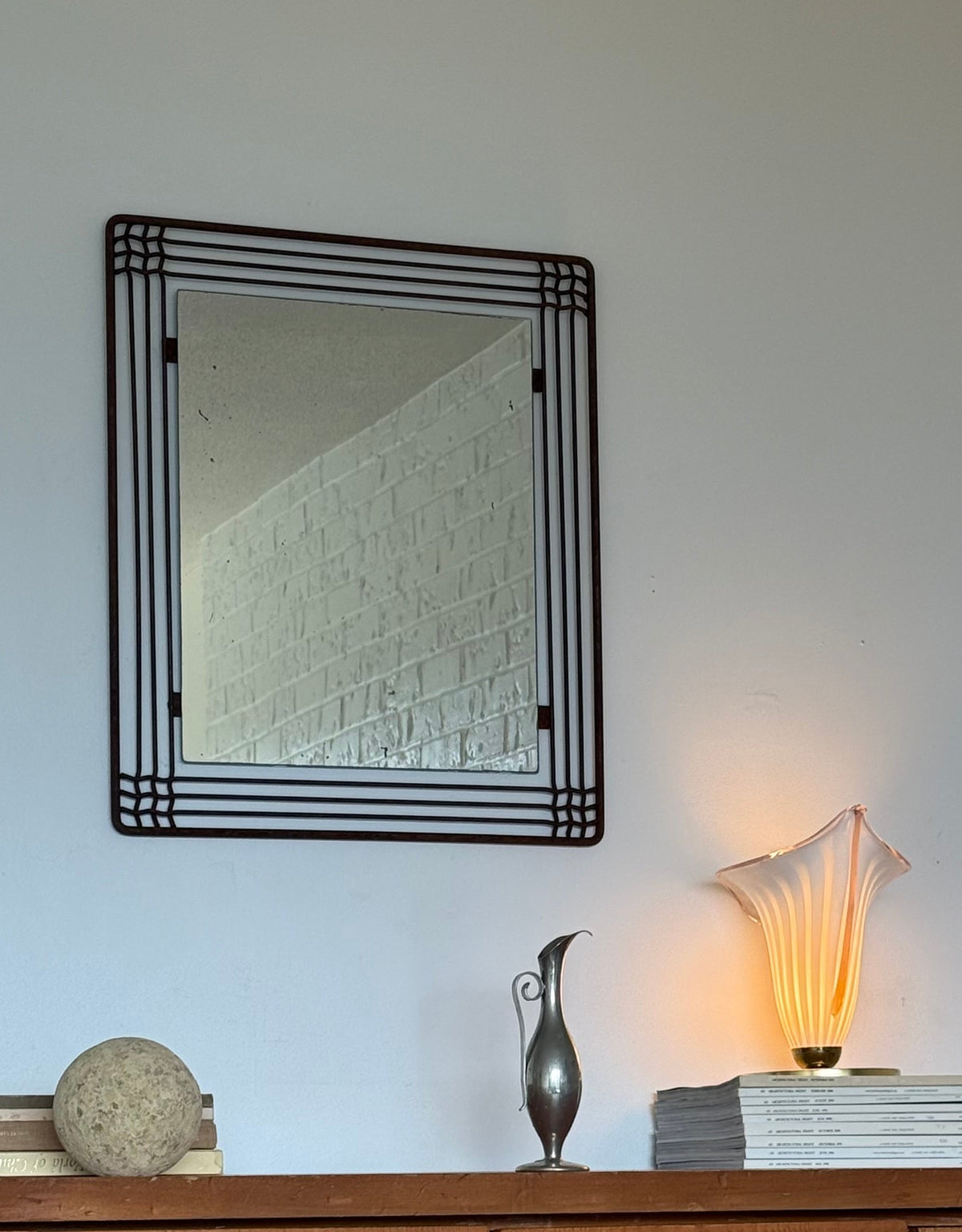 Hand Made Iron Mirror