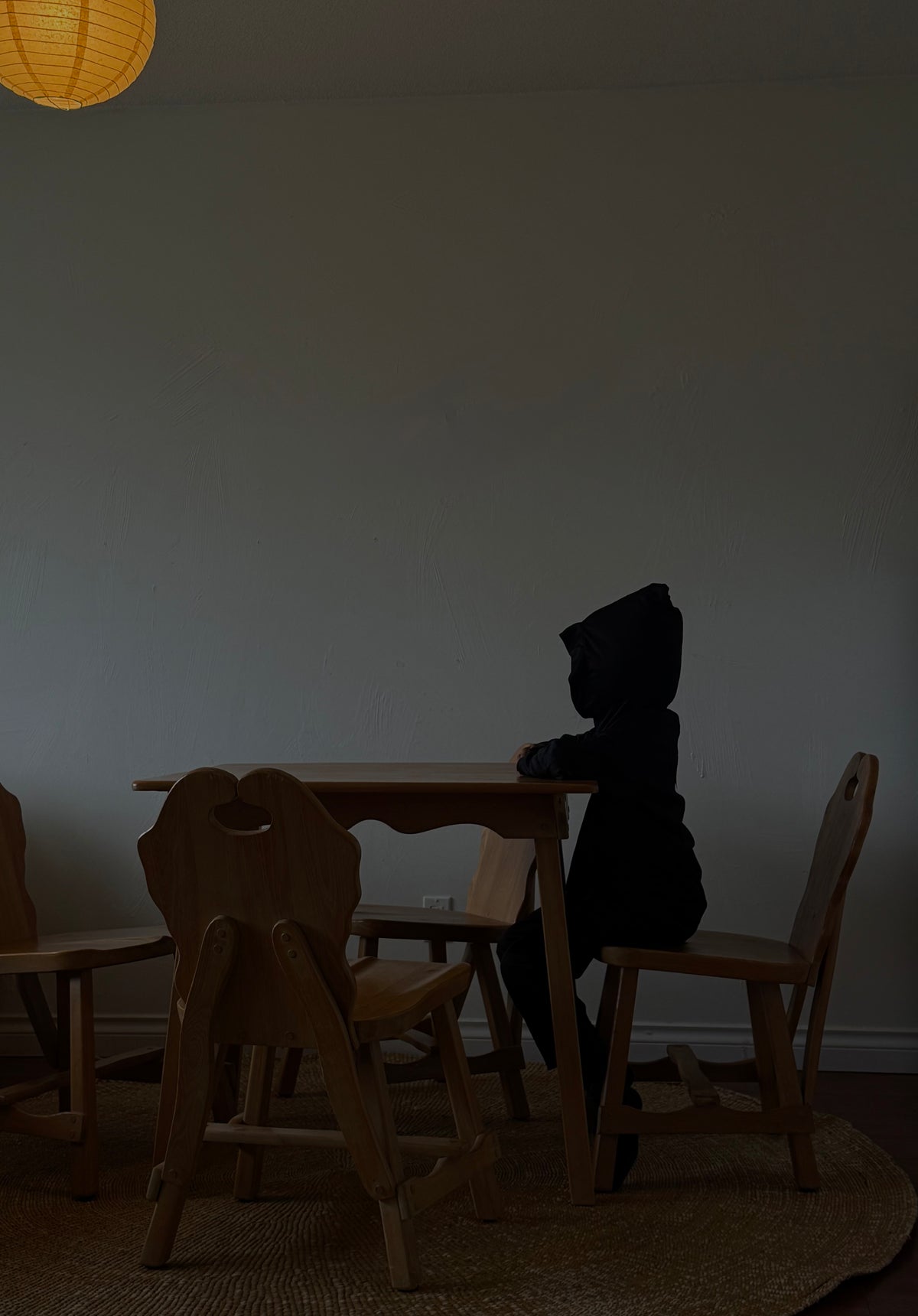 Vintage Maple Brutalist Dining set