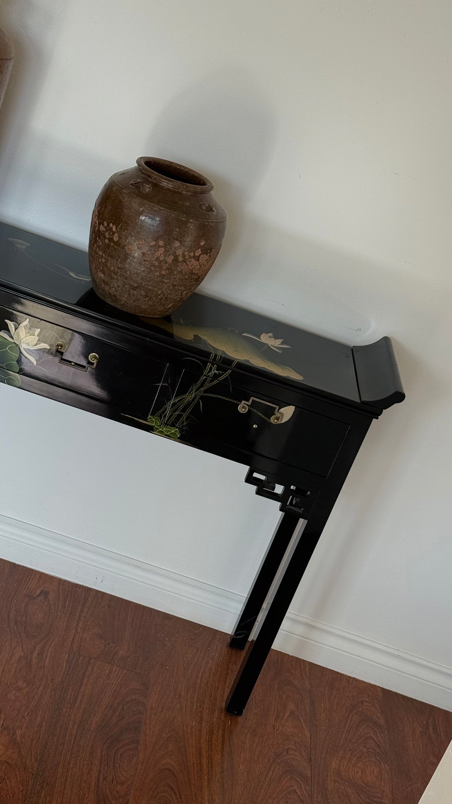 ca. 1970s CHINOISERIE STYLE CONSOLE TABLE