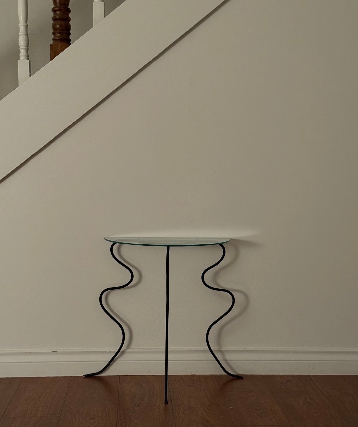 1990s Wavy Iron Table