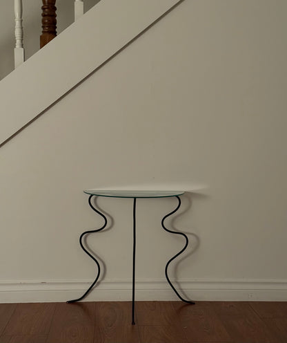 1990s Wavy Iron Table