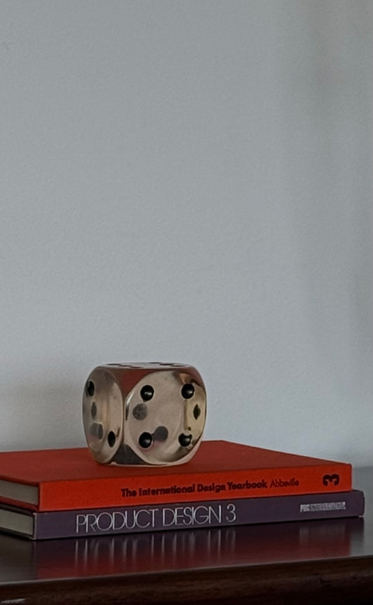 VINTAGE Lucite DICE