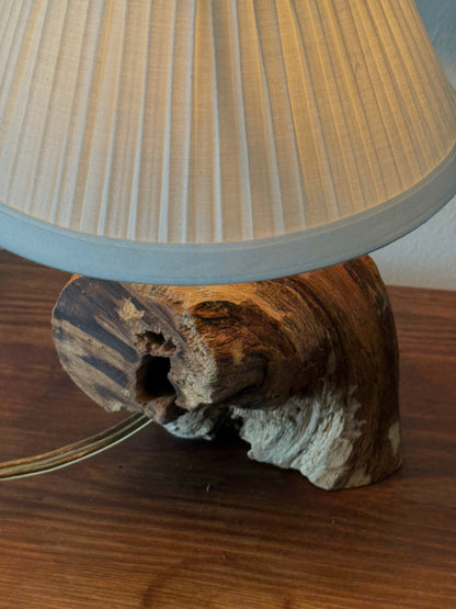 HANDMADE WOODEN LAMP