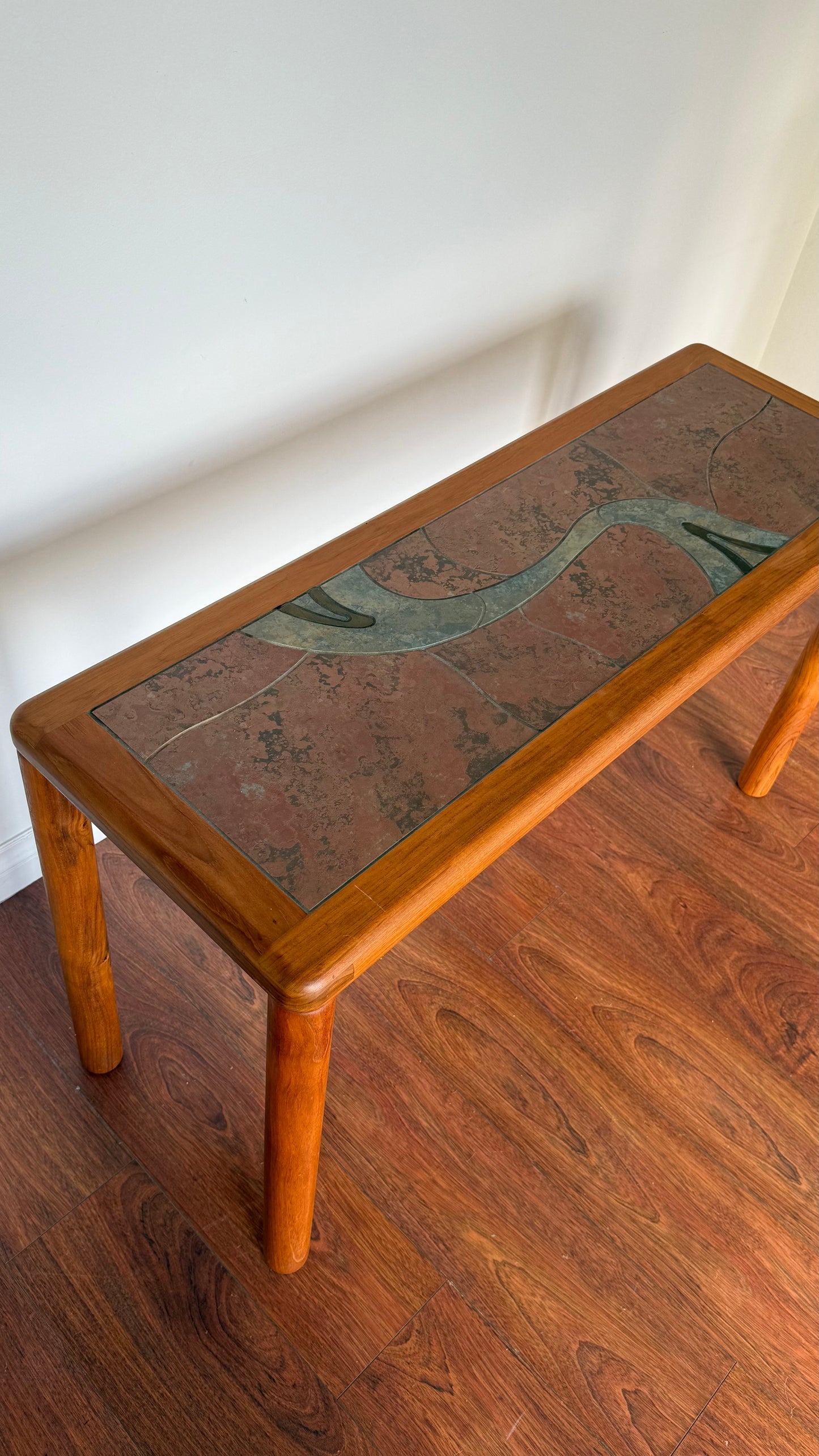 1970s Hasley Danish Console Table
