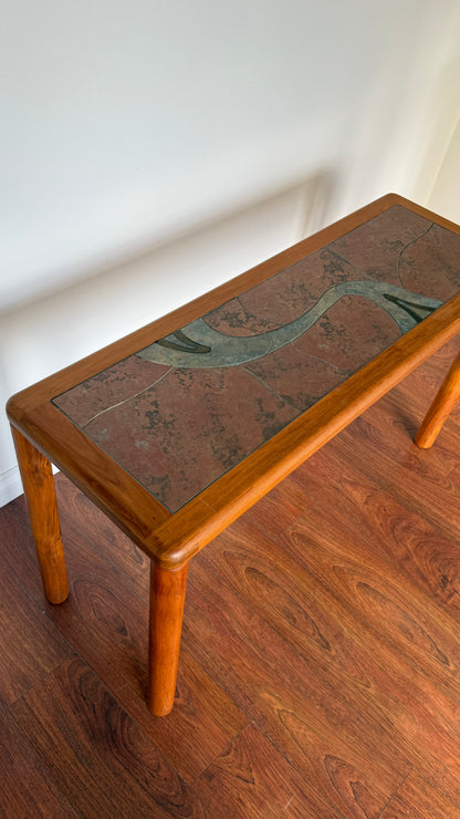 1970s Hasley Danish Console Table