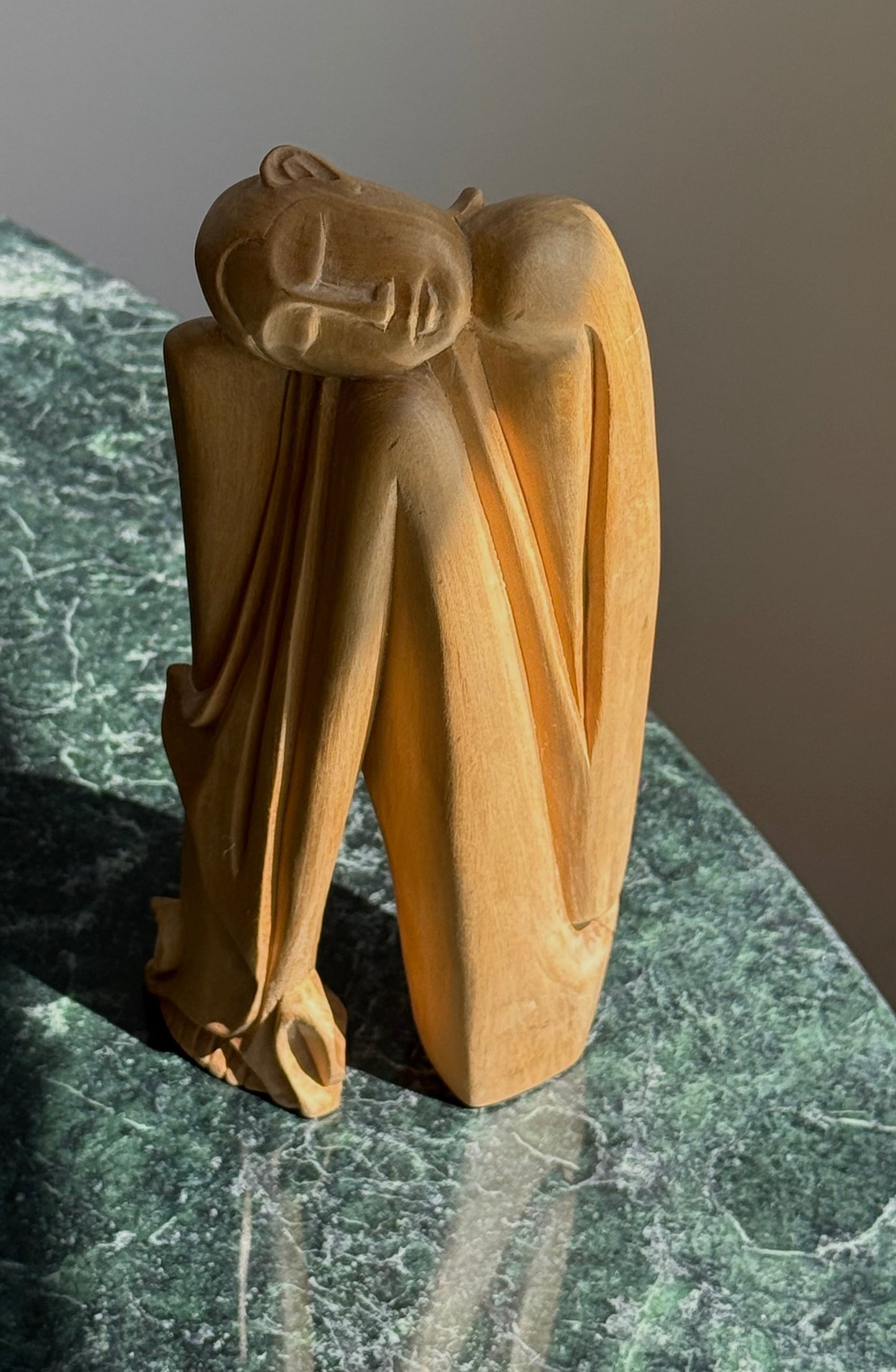VINTAGE WOODEN SCULPTURE