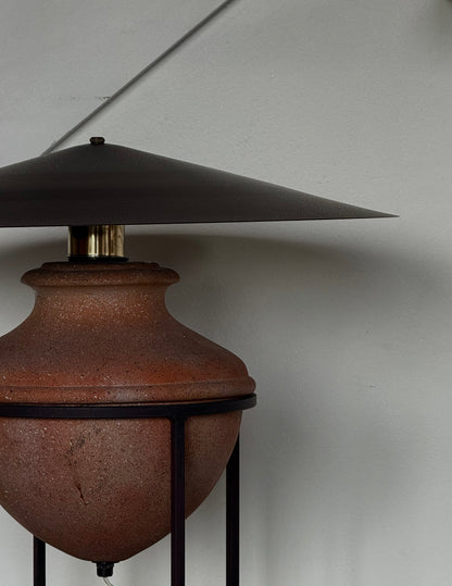 1980s/90s VINTAGE AMPHORA & IRON LAMPS