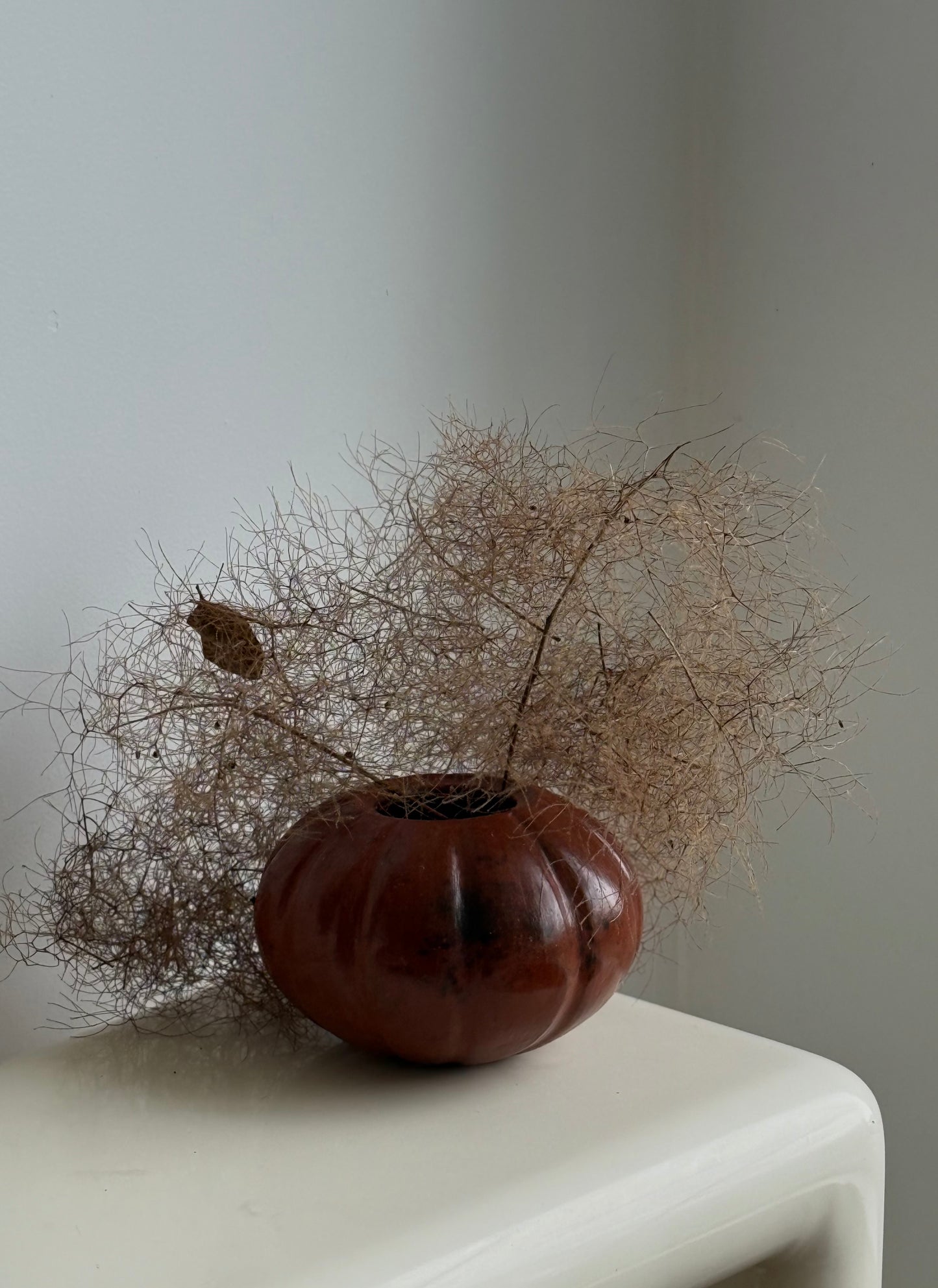 Pumpkin Terracotta Decor Vase