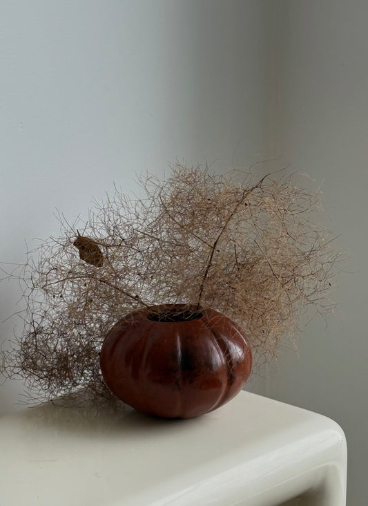 Pumpkin Terracotta Decor Vase