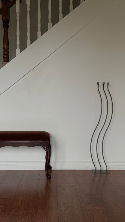 Post Mod Wavy Candle Holder