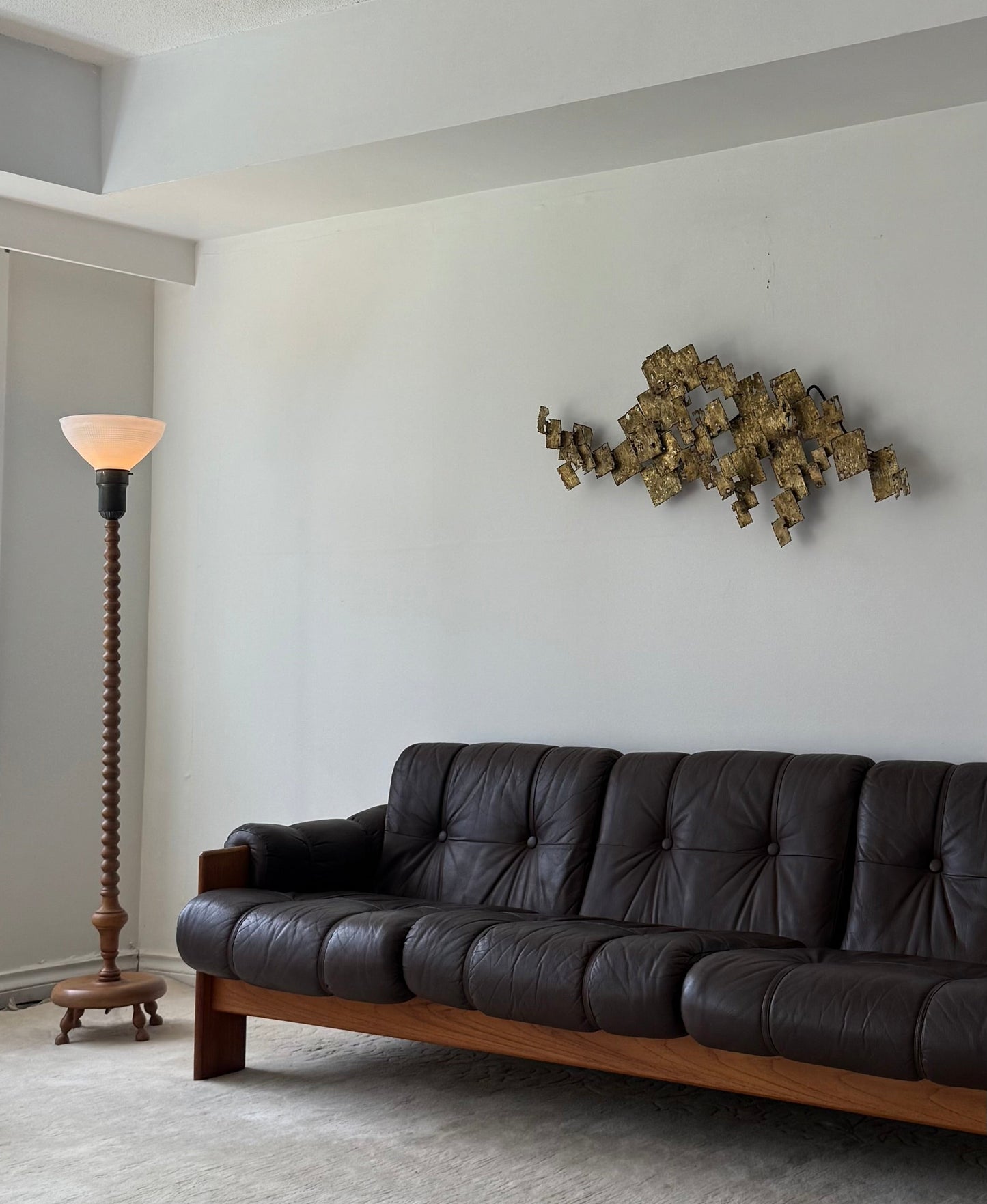 MCM BRUTALIST BRASS SCULPTURE