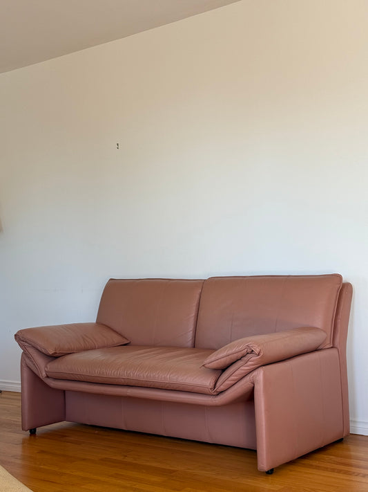 Post MOD Two Seater Leather SOFA