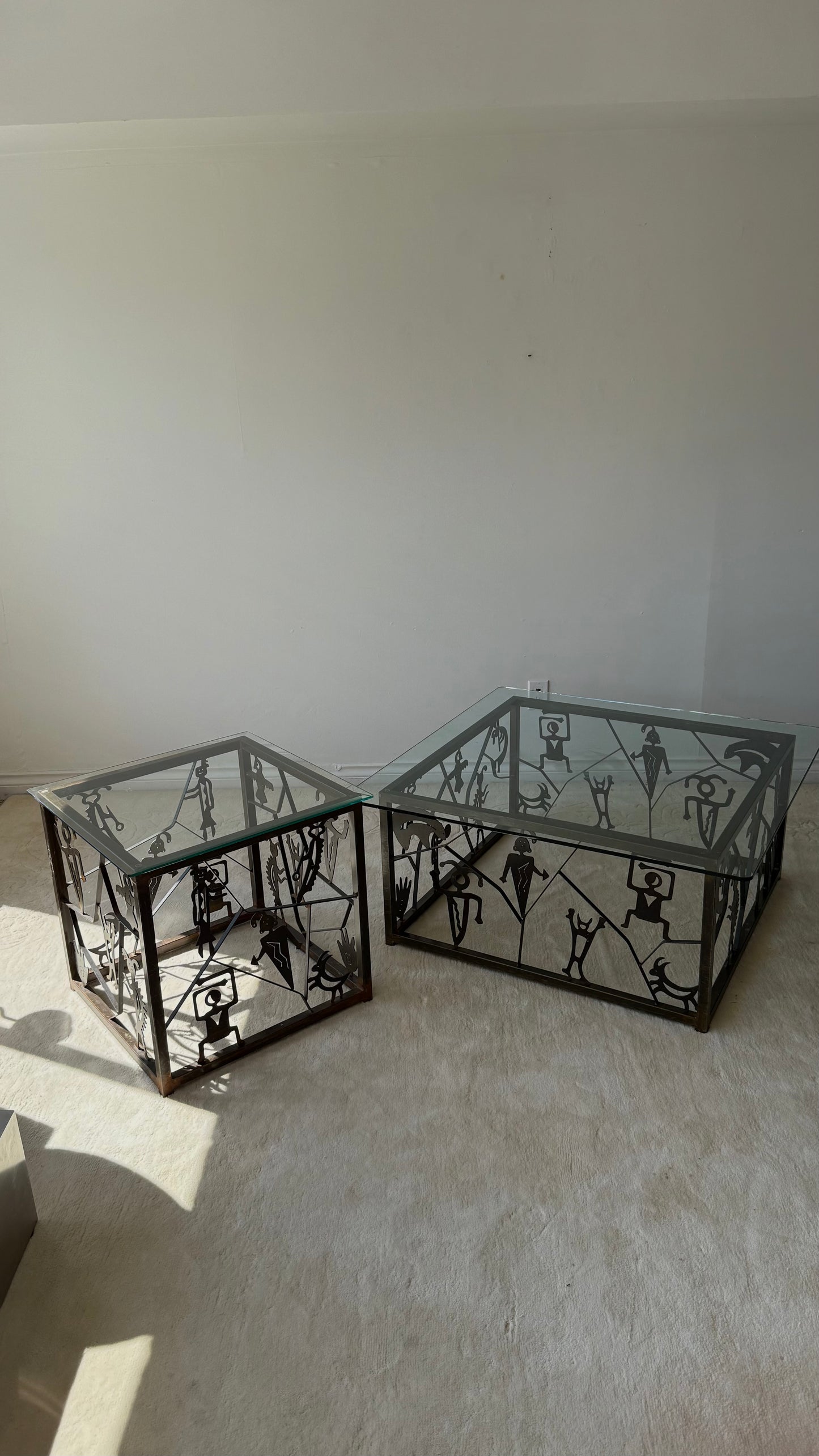 VINTAGE “Kokopelli inspired” TABLES