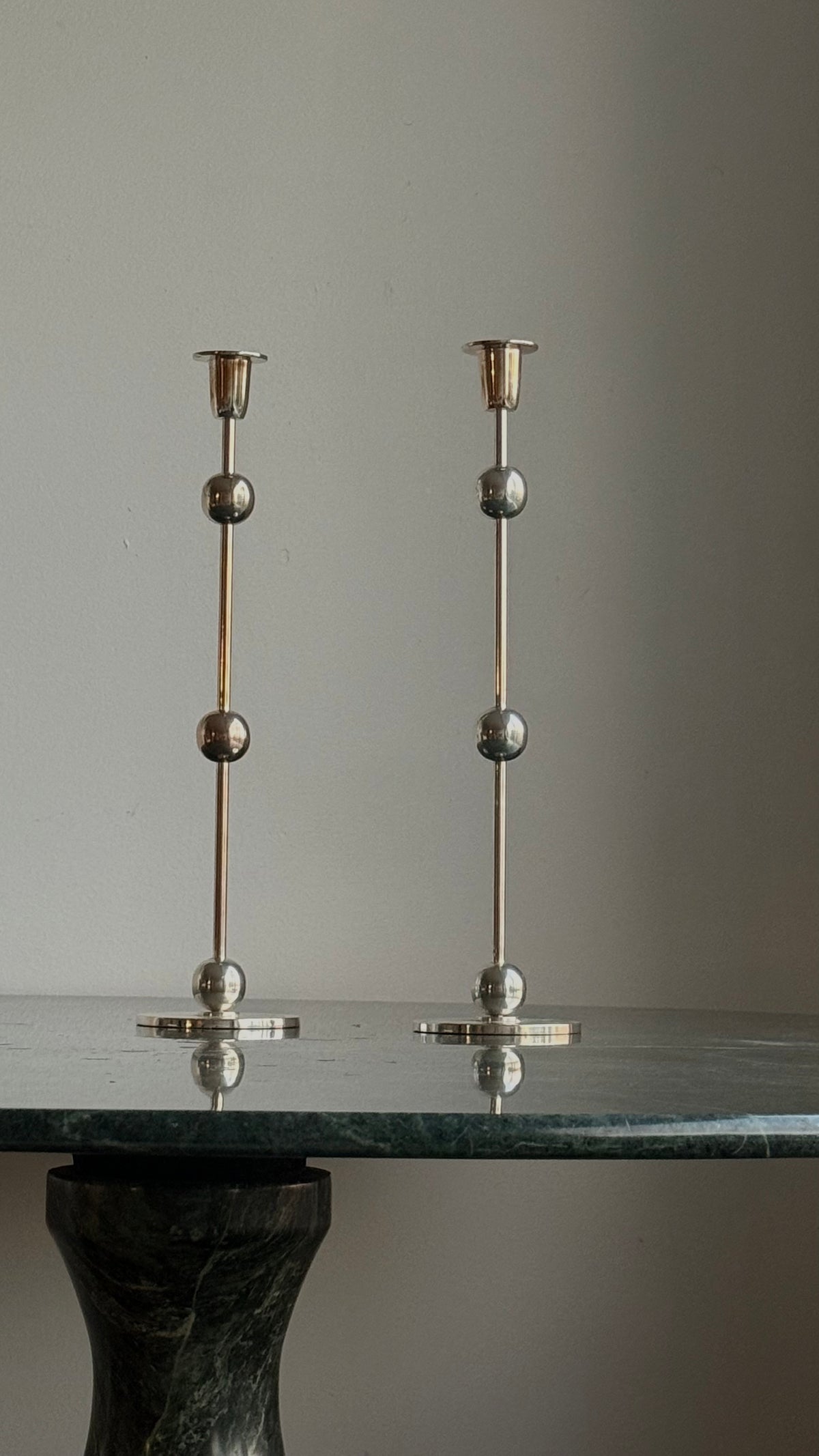 Silver Plated Candleholders