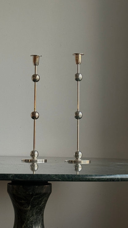 Silver Plated Candleholders