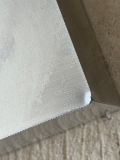 STEEL PLINTH COFFEE TABLE