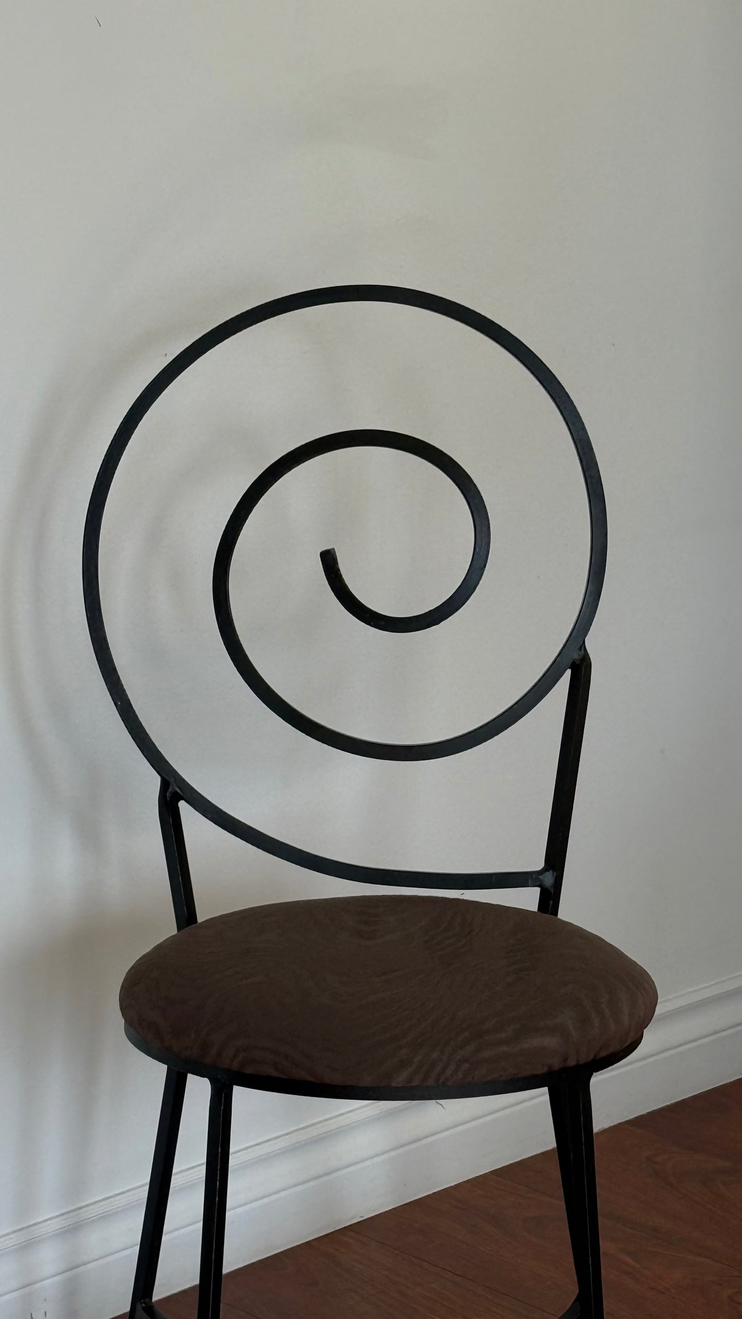Post Modern Metal Spiral Chairs