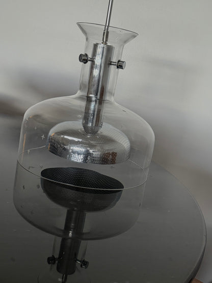 1970s Crystal' pendant light by Anders Pehrson for Atelje Lyktan