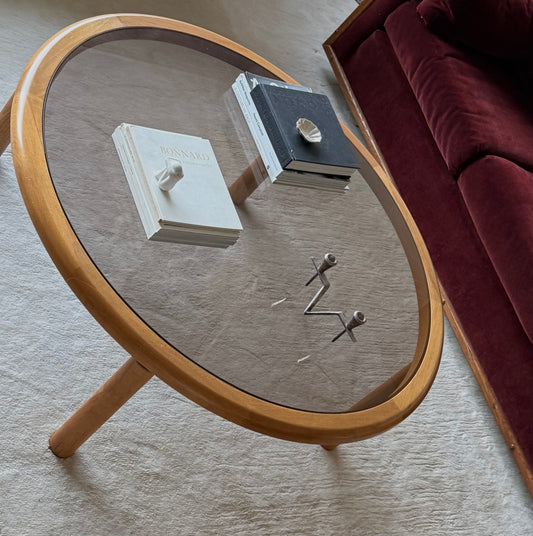 VNTG HANDMADE DANISH WOOD COFFEE TABLE