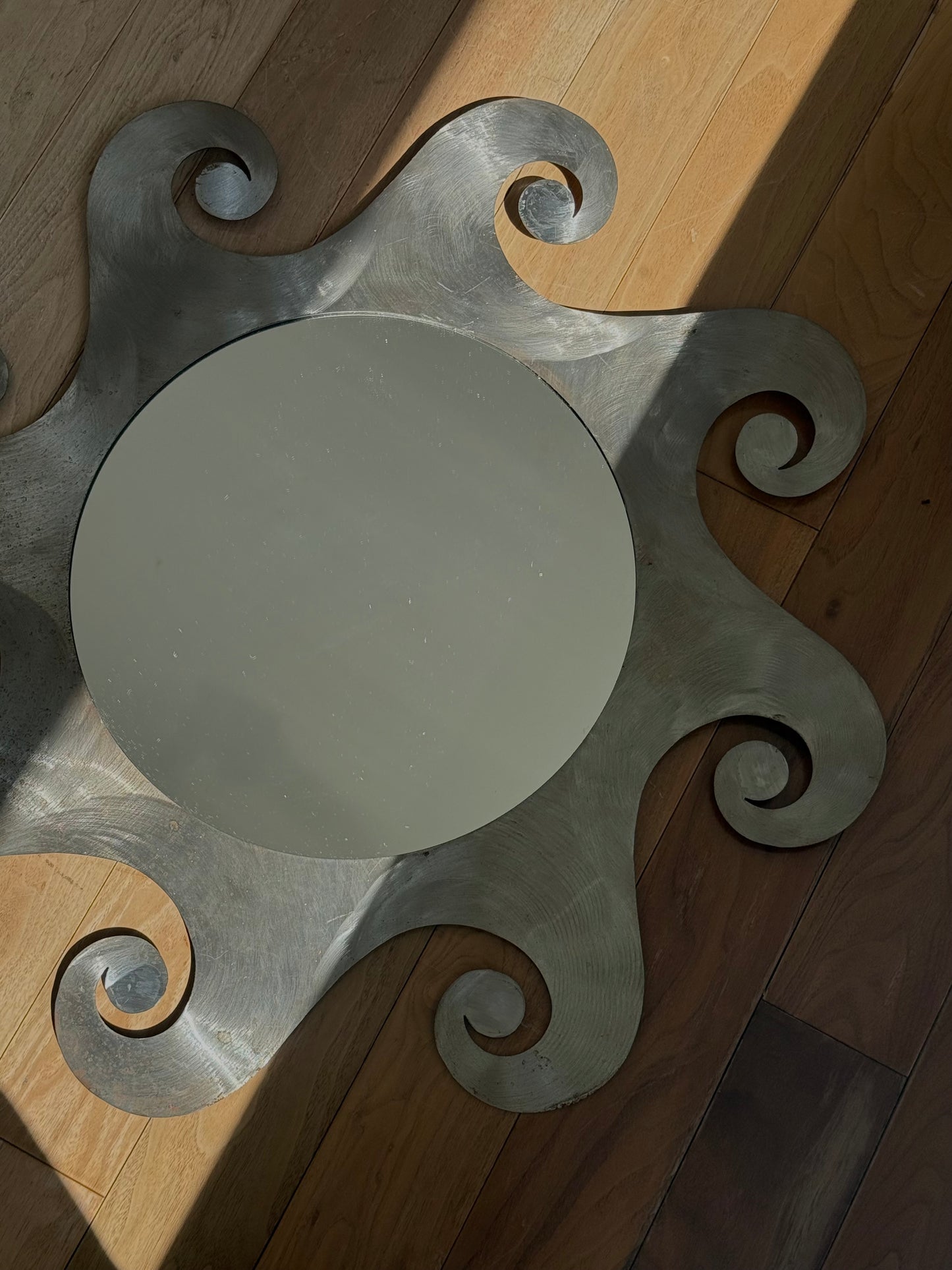 Ca. 1990s SPIRAL METAL MIRROR