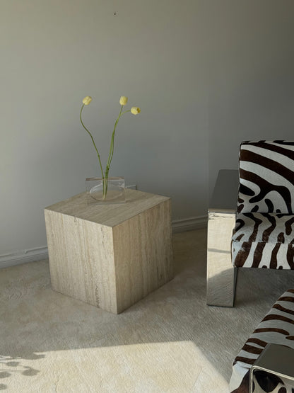 MCM TRAVERTINE CUBE