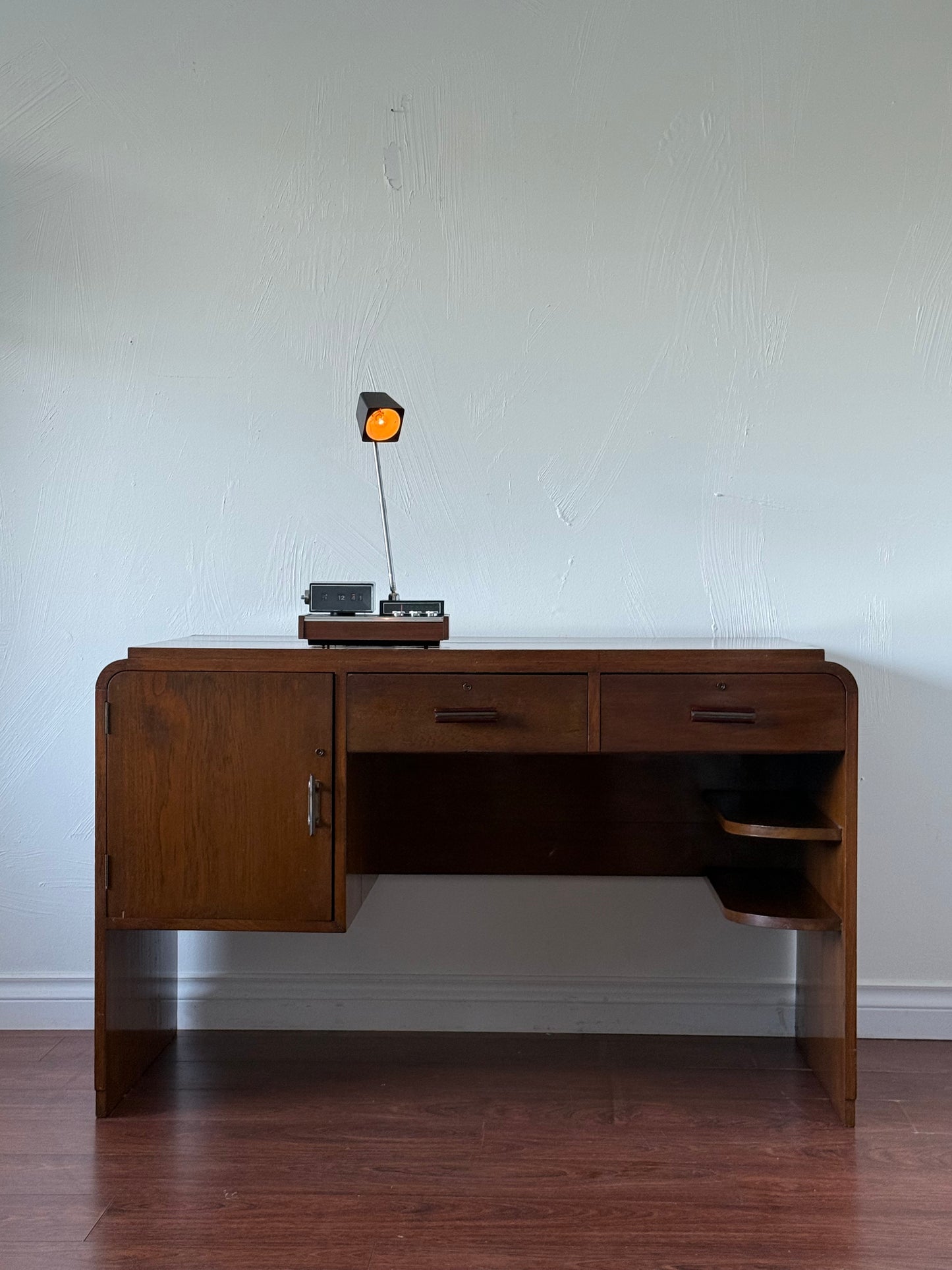 ART DECO WOOD DESK