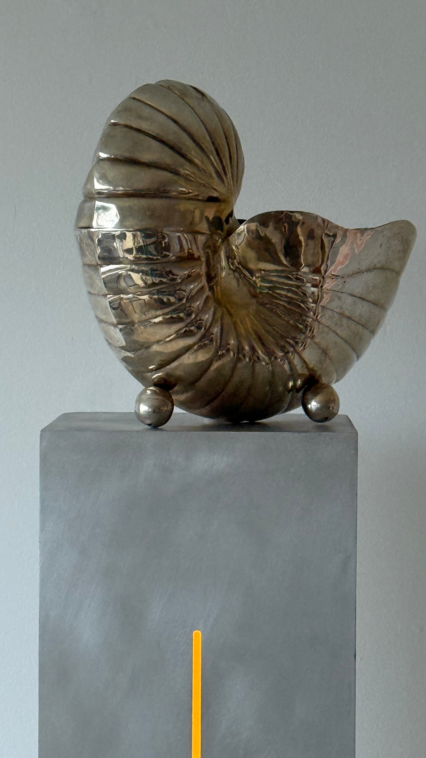 Vintage Silver  Plated  Nautilus Wine  Bucket