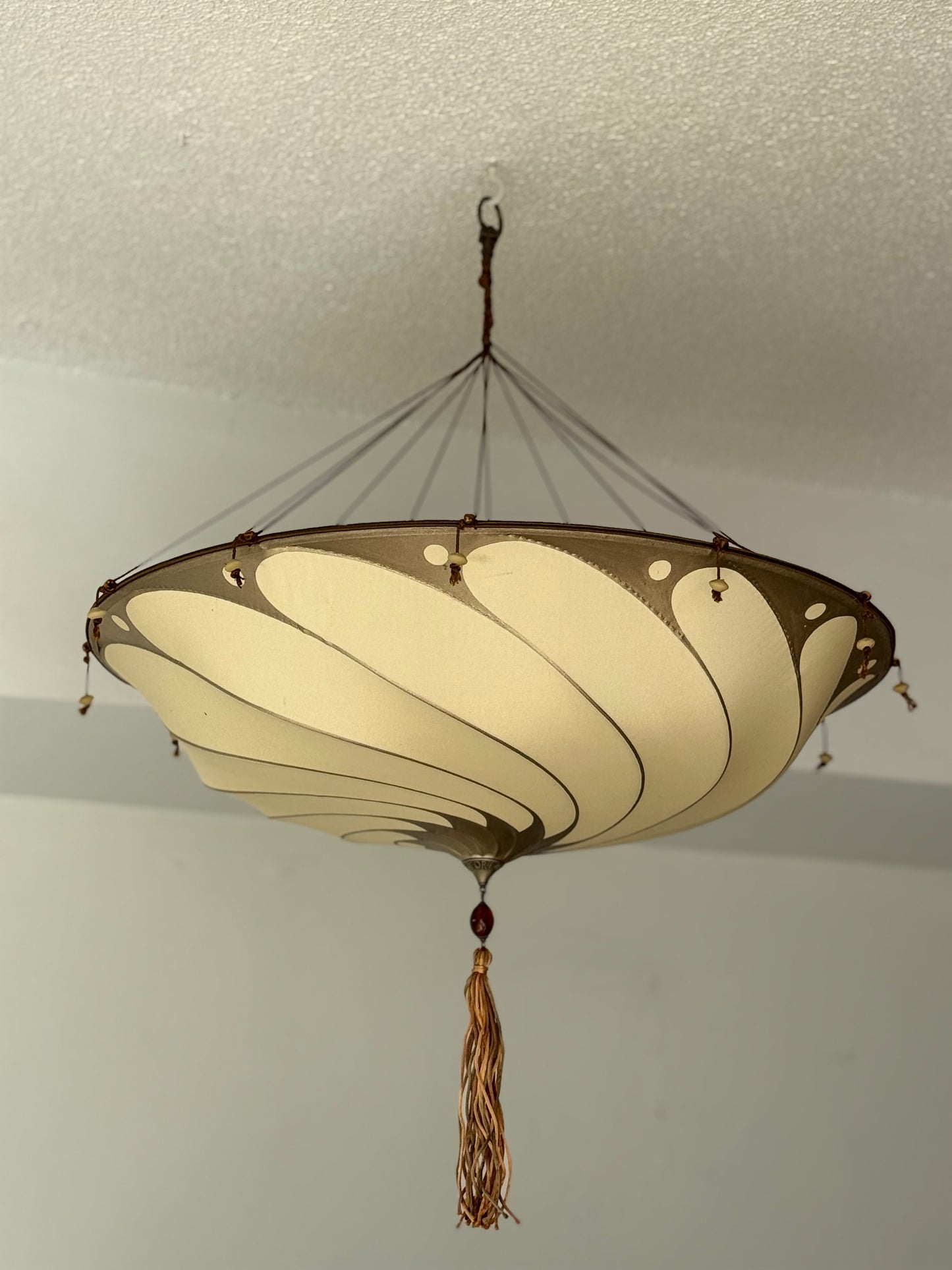 Vintage Fortuny Scudo Saraceno Chandelier