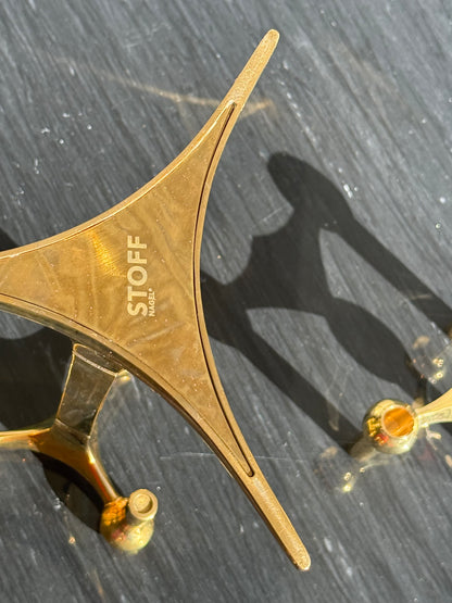 MCM STOFF NAGEL BRASS CANDLERHOLDERS