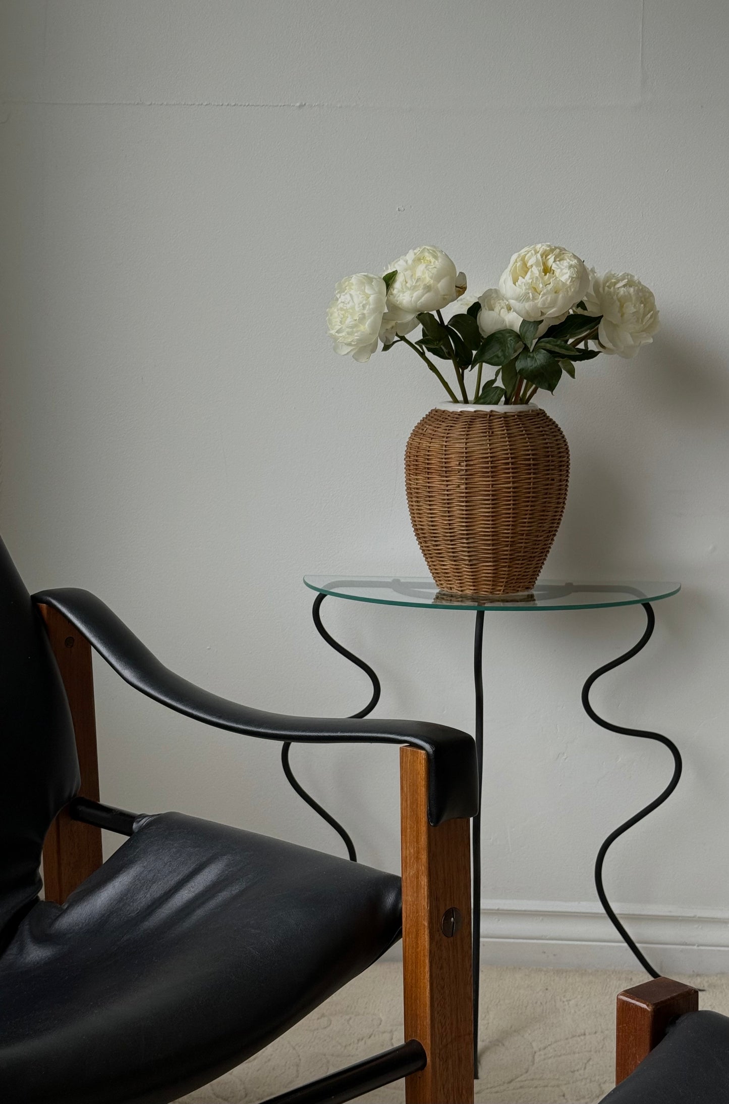 1990s Wavy Iron Table