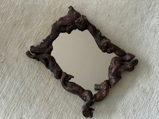 OOAK BURL WOOD MIRROR