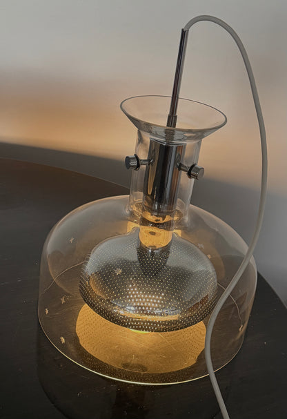 1970s Crystal' pendant light by Anders Pehrson for Atelje Lyktan