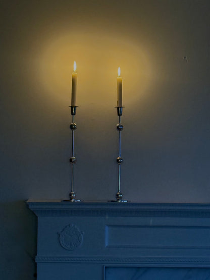 Silver Plated Candleholders