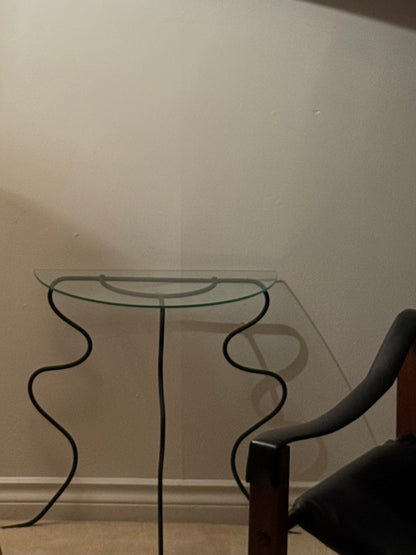 1990s Wavy Iron Table