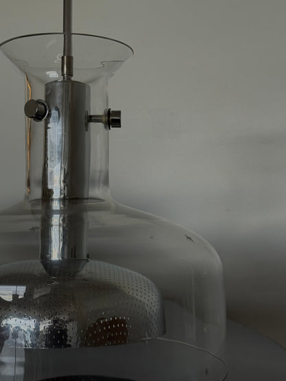 1970s Crystal' pendant light by Anders Pehrson for Atelje Lyktan