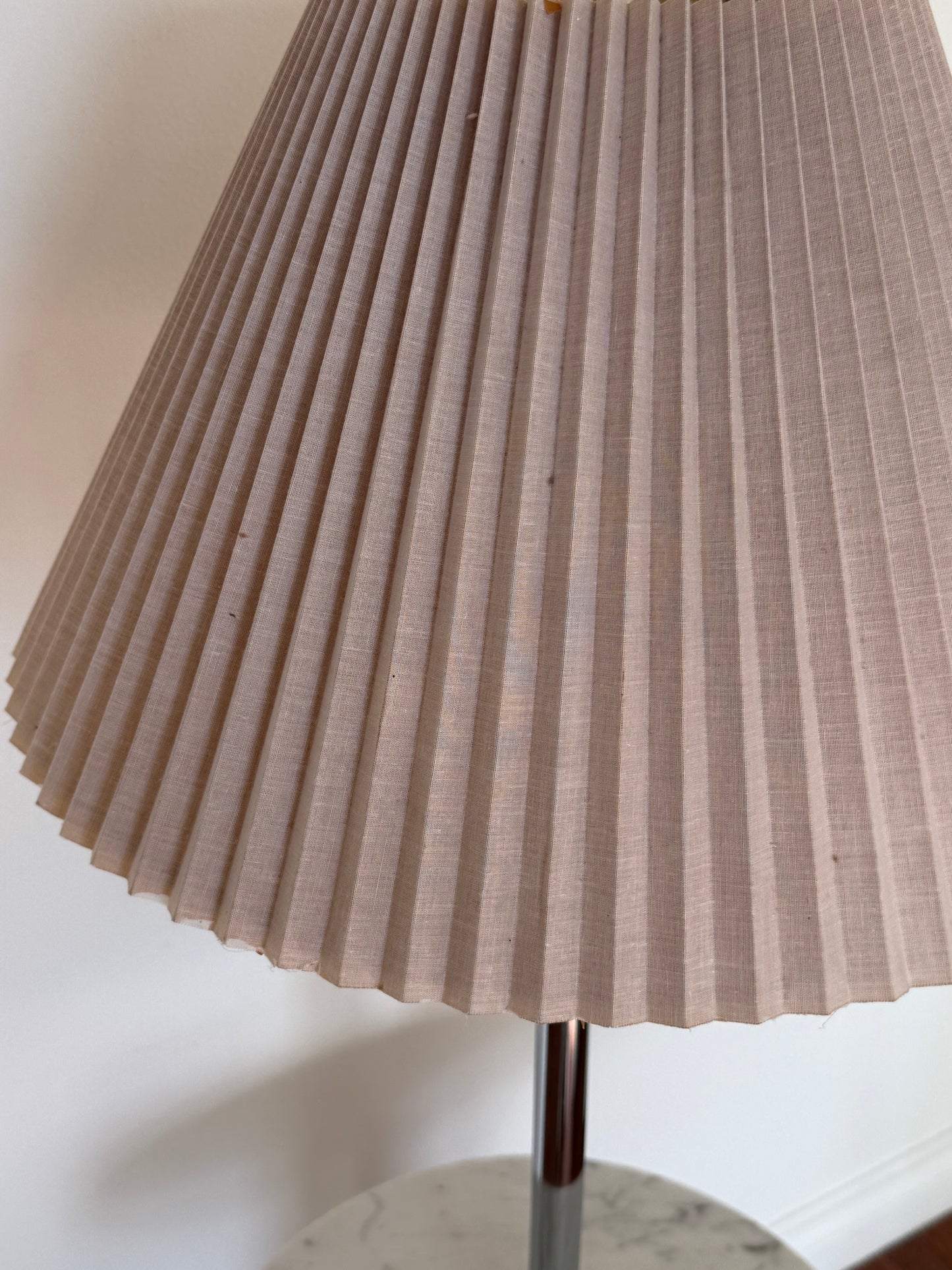 GEORGE Kovacs Chrome & Marble Floor Lamp
