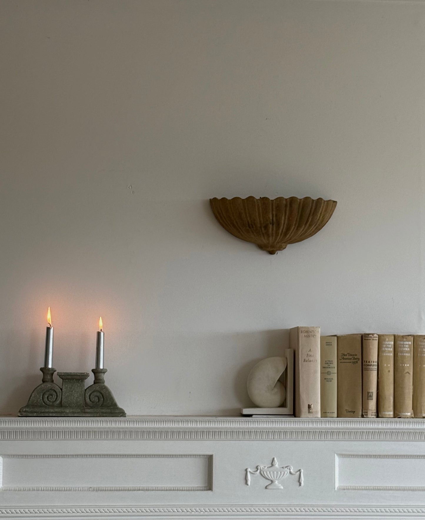Vintage Scroll Candelabra