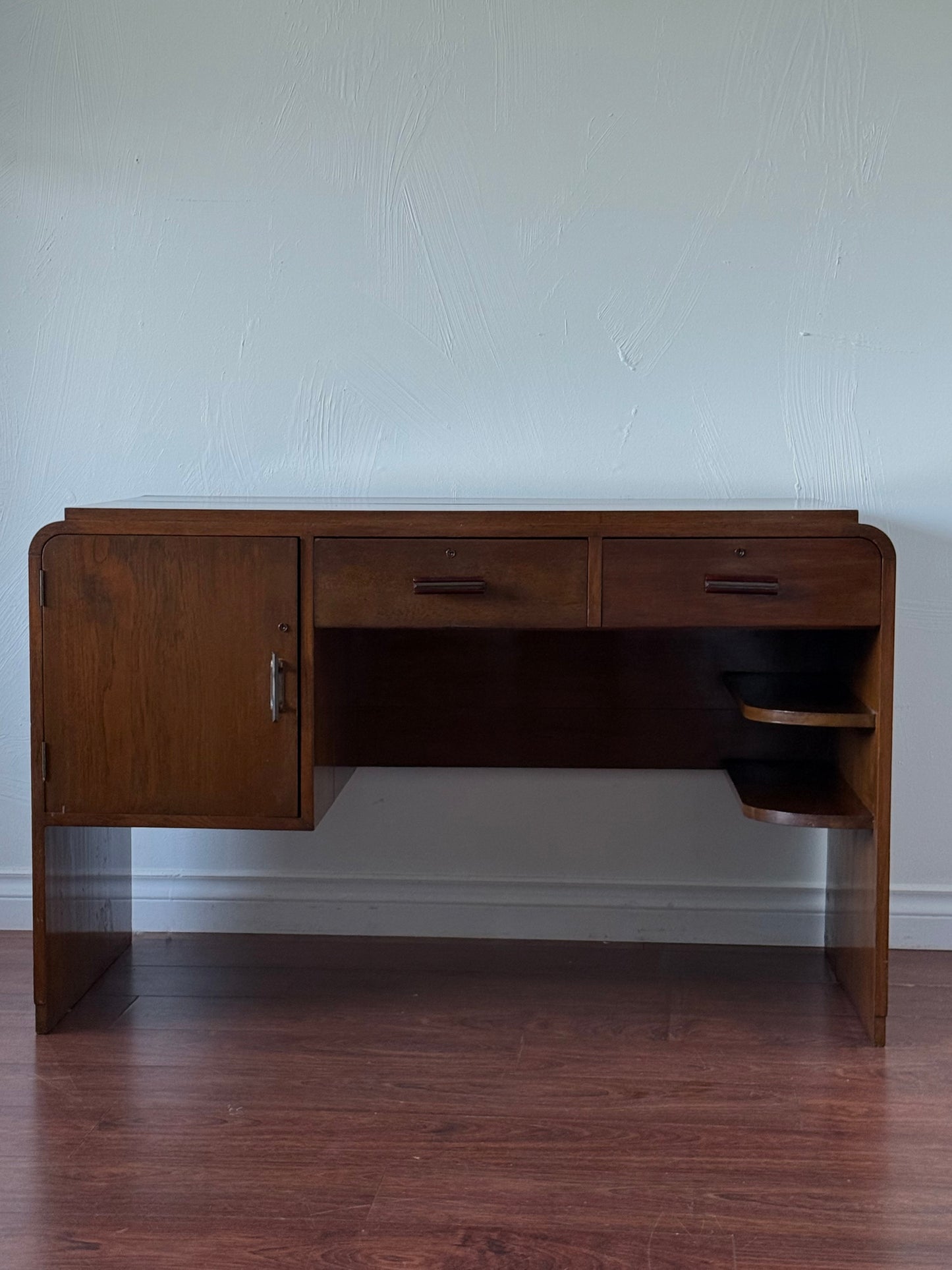 ART DECO WOOD DESK
