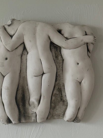 VINTAGE Three Graces Wall Art