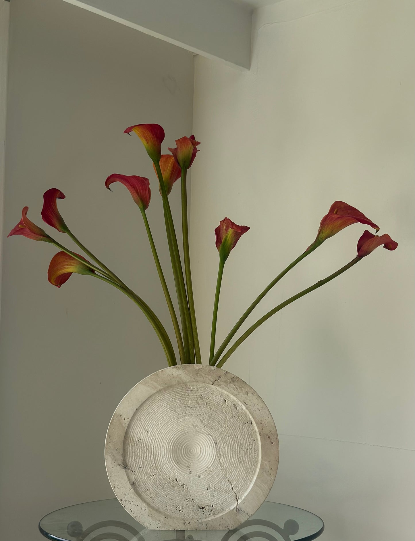 1970s Italian solifleur vase