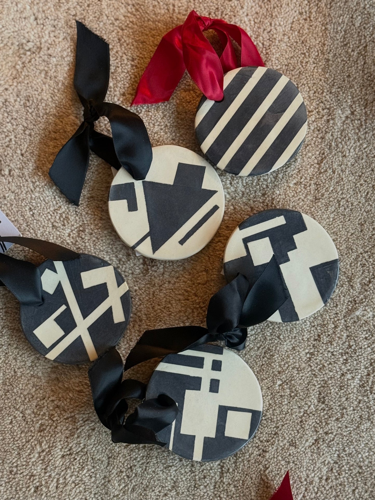 OOAK Pottery Ornaments by JEN THORPE