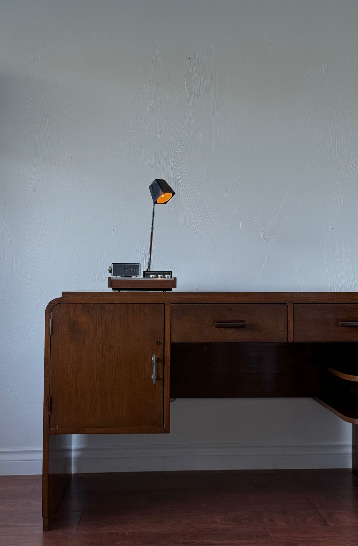 ART DECO WOOD DESK