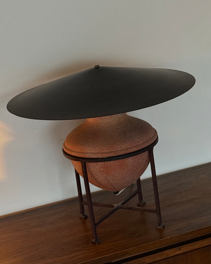 1980s/90s VINTAGE AMPHORA & IRON LAMPS