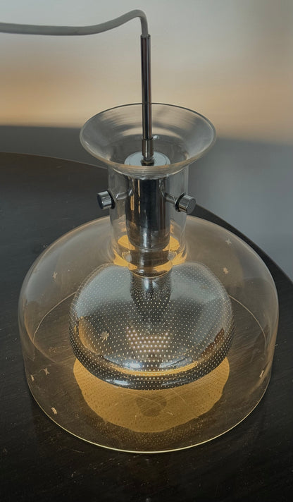 1970s Crystal' pendant light by Anders Pehrson for Atelje Lyktan