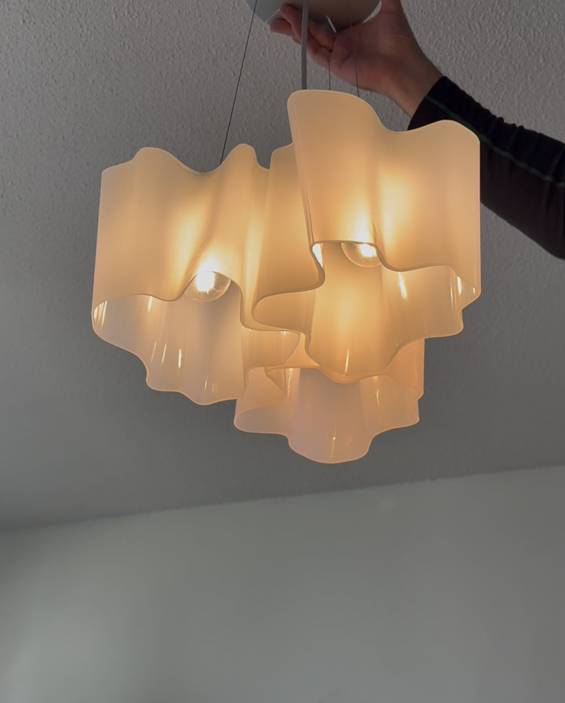 2010 Authentic ARTEMIDE Logico
Triple Nested pendant light