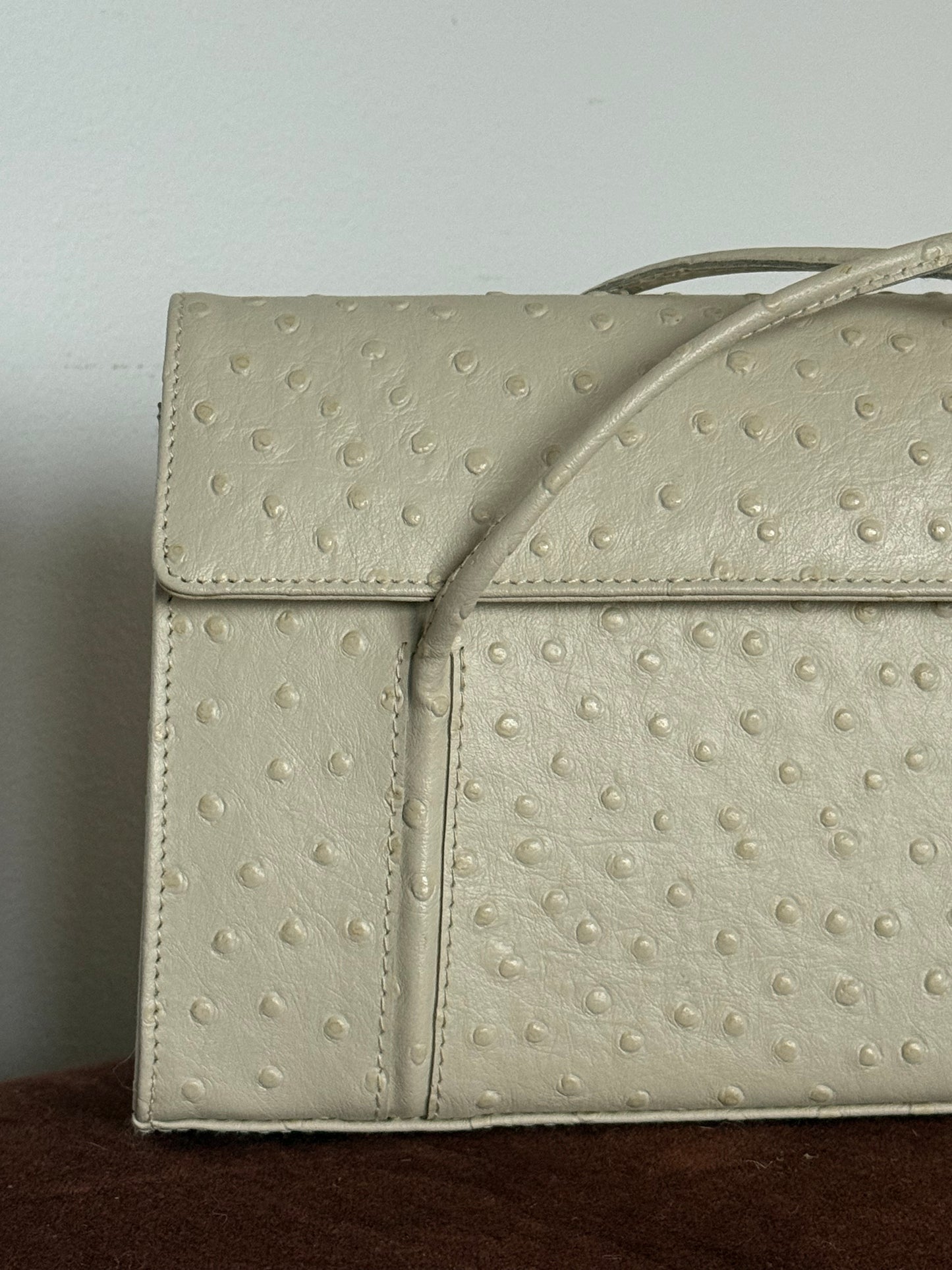VINTAGE Ostrich Leather Purse