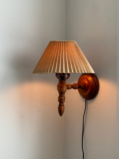 1960s WOODEN SCONCE