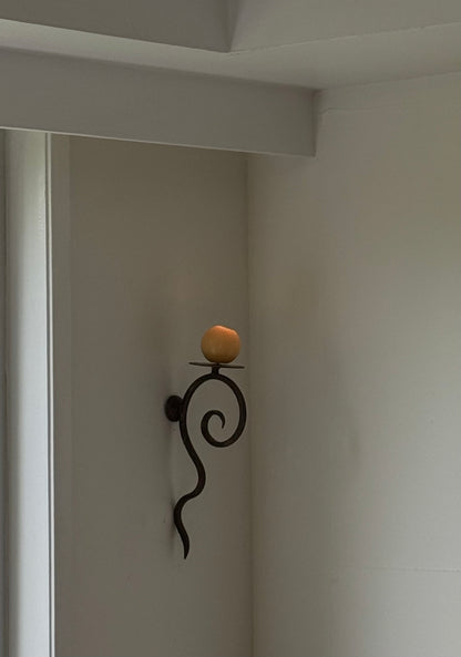 Vintage IRON  Candle Sconce