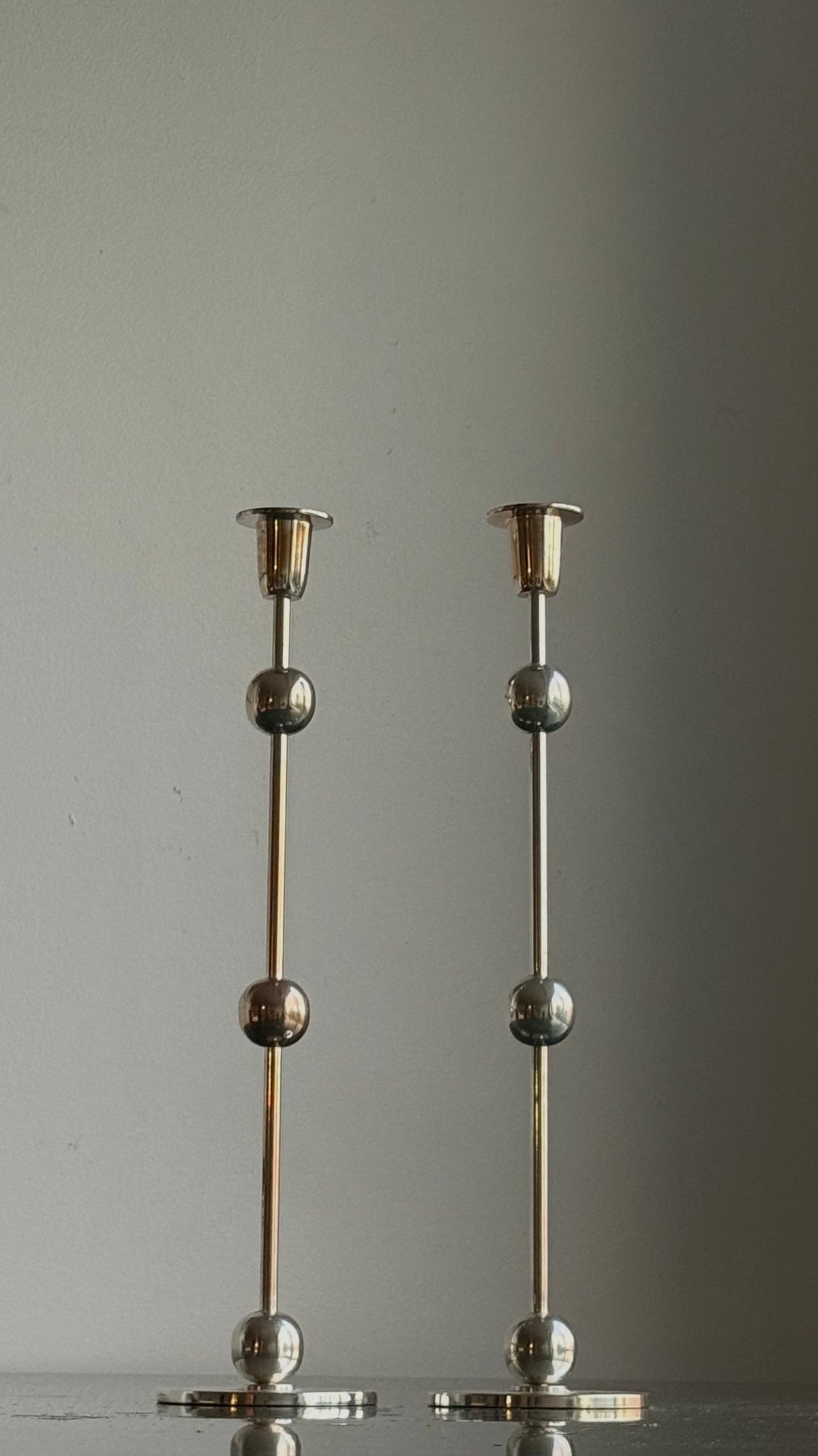 Silver Plated Candleholders