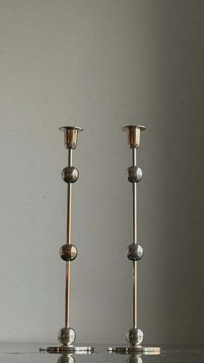 Silver Plated Candleholders